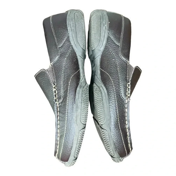 Perry Ellis America Brown Leather Loafers Slip On Men Size 8.5 - Picture 6 of 11